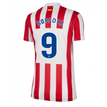 Billige Fotballdrakt Atletico Madrid Alexander Sorloth #9 Replika Hjemmedrakt Dame 2025-26 Kortermet